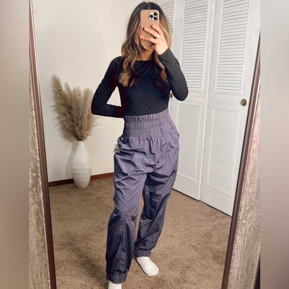 NWT Free People Movement Purple The Way Home Joggers | Size Large - Picture 5 of 11